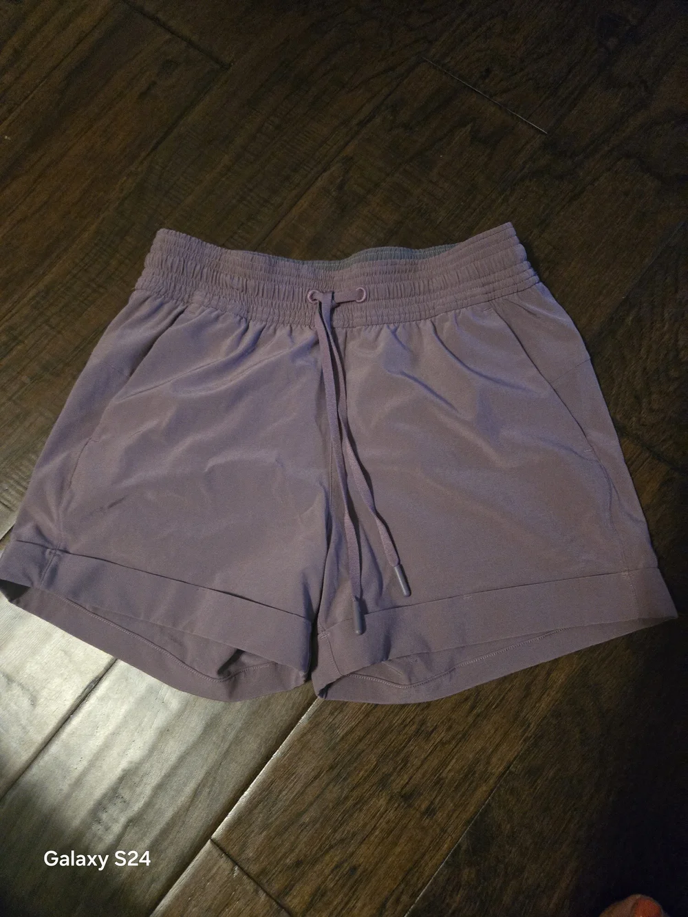 lululemon athletica Lavender Drawstring Athletic Shorts